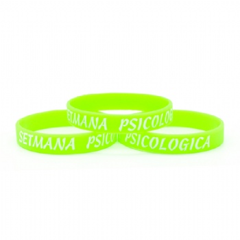 Fashion custom fluorescence Silicone wristbands for activities