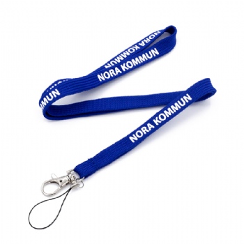 Custom Tube Lanyard with Mobile Phone Strap