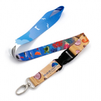 Promotional Gift Colordful Dye Sublimation Printed lanyard Custom lanyard